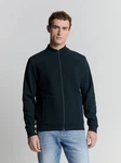 NO EXCESS Sweater No Excess Jacquard sweatshirt Dunkelgrün/Dunkelblau/Dunkelgrau/Grün