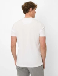 Brax T-Shirt Style TED Grau/Weiß/Creme/Hellgrau