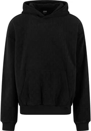 Kapuzensweatshirt Jacquard Velvet Oversized Hoody (1-tlg)