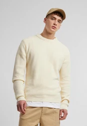 Urban Classics Rundhalspullover Rib Basic Sweater (1-tlg) Beige/Orange/Khaki/Weiß/Gelb/Gold