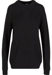 Rundhalspullover Rib Basic Sweater (1-tlg)