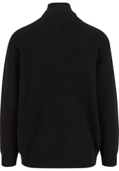 URBAN CLASSICS Sweater Rib Basic Troyer (1-tlg) 