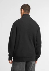 URBAN CLASSICS Sweater Rib Basic Troyer (1-tlg) 