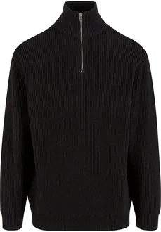 URBAN CLASSICS Sweater Rib Basic Troyer (1-tlg) 