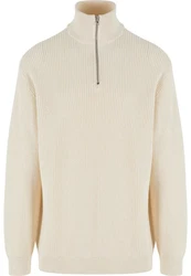 URBAN CLASSICS Sweater Rib Basic Troyer (1-tlg) 