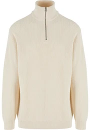 Sweater Rib Basic Troyer (1-tlg)