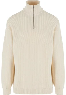 URBAN CLASSICS Sweater Rib Basic Troyer (1-tlg)