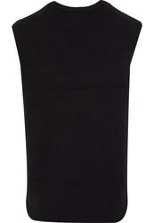 URBAN CLASSICS Steppweste Urban Classics Knitted Vest Schwarz