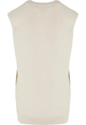 URBAN CLASSICS Steppweste Urban Classics Knitted Vest Khaki/Braun/Beige/Weiß