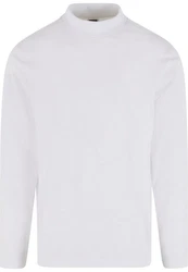 Urban Classics Mock Neck Longsleeve Weiß/Grau/Creme