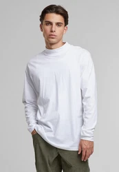 Urban Classics Mock Neck Longsleeve Weiß/Grau/Creme