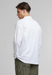 Urban Classics Mock Neck Longsleeve Weiß/Grau/Creme