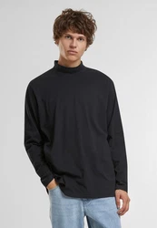 Urban Classics Mock Neck Longsleeve Schwarz