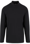 Urban Classics Mock Neck Longsleeve Schwarz