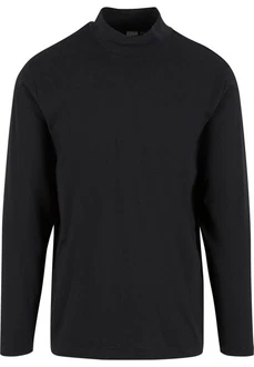 Urban Classics Mock Neck Longsleeve Schwarz