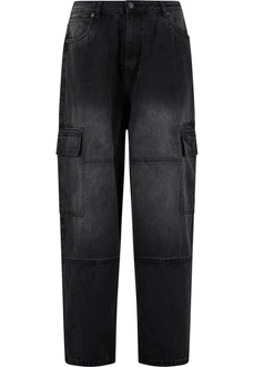 URBAN CLASSICS Tapered Heavy Ounce Baggy Cargo Jeans