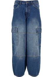 Bequeme Jeans Tapered Heavy Ounce Baggy Cargo Jeans