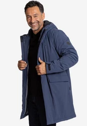 Elkline Winterjacke Respect Oversized Parka Dunkelblau/Blau