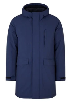 Elkline Winterjacke Respect Oversized Parka Dunkelblau/Blau