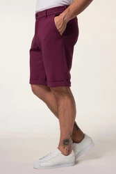 JP1880 Chino-Bermuda JP AWARE FLEXNAMIC Dunkelrot/Lila/Bordeaux/Rosa