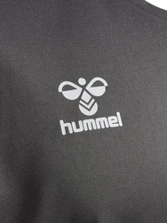 hummel T-Shirt Hmlessential Jersey Dunkelgrau/Grau/Hellgrau