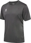 hummel T-Shirt Hmlessential Jersey Dunkelgrau/Grau/Hellgrau