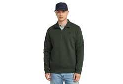 G-STAR Sweatshirt Herren Premium Core Half Zip Dunkelgrün/Grün