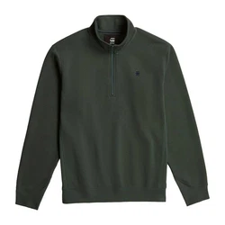 G-STAR Sweatshirt Herren Premium Core Half Zip Dunkelgrün/Grün
