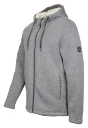 Elkline Fleecejacke No Idea Hellgrau/Grau/Dunkelgrau