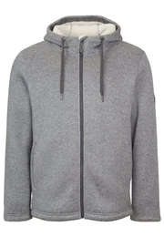 Fleecejacke No Idea warm gefttert mit Kapuze