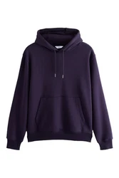 Next Kapuzensweatshirt Regular Fit Hoodie Dunkelblau/Lila