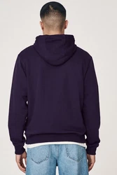 Next Kapuzensweatshirt Regular Fit Hoodie Dunkelblau/Lila