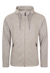 Elkline Fleecejacke Lagerfeuer Hellgrau/Grau/Braun/Beige