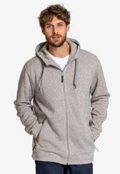 Elkline Fleecejacke Lagerfeuer Hellgrau/Grau/Braun/Beige