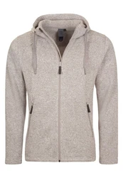 Elkline Fleecejacke Lagerfeuer Hellgrau/Grau/Braun/Beige