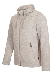 Elkline Fleecejacke Lagerfeuer Hellgrau/Grau/Braun/Beige