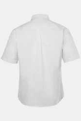 JP1880 Kurzarmhemd Modern Fit Hemd Buttondown-Kragen Weiß/Creme