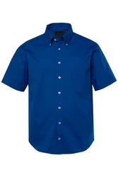 JP1880 Kurzarmhemd Modern Fit Hemd Buttondown-Kragen Blau/Hellblau/Dunkelblau