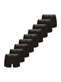 Phil & Co. Retro Pants Jersey Core Unterhose enger Schnitt 5-Piece-Cut Schwarz