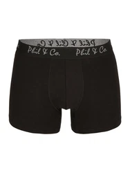Phil & Co. Retro Pants Jersey Core Unterhose enger Schnitt 5-Piece-Cut Schwarz/Grün/Dunkelblau/Khaki