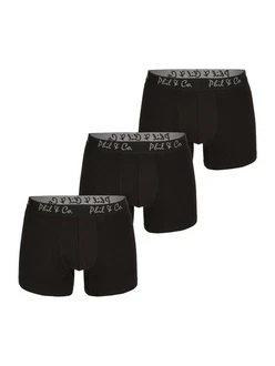 Phil & Co. Retro Pants Jersey Core Unterhose enger Schnitt 5-Piece-Cut Schwarz/Grün/Dunkelblau/Khaki