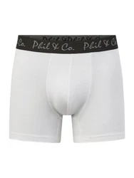 Phil & Co. Retro Pants Jersey Core Unterhose enger Schnitt 5-Piece-Cut Grau/Grün