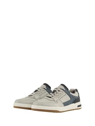 TOM TAILOR Sneaker aus Kunstleder (1-tlg) Grau/Hellgrau/Beige