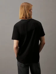 Calvin Klein Jeans T-Shirt META MONOGRAM TEE mit Logodruck Schwarz/Dunkelblau/Blau