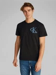 Calvin Klein Jeans T-Shirt META MONOGRAM TEE mit Logodruck Schwarz/Dunkelblau/Blau