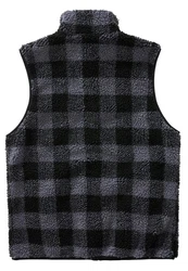 Brandit Steppweste Teddyfleece Vest Men Dunkelgrau/Schwarz