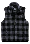 Brandit Steppweste Teddyfleece Vest Men Dunkelgrau/Schwarz