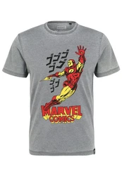 Marvel Comics T-Shirt Iron Man Grau/Rot/Hellgrau/Dunkelgrau/Silber