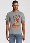 Marvel Comics T-Shirt Iron Man Grau/Rot/Hellgrau/Dunkelgrau/Silber