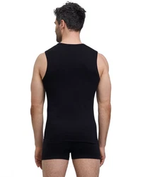 FALKE Tanktop Wool-Tech Light Schwarz/Dunkelblau/Grau